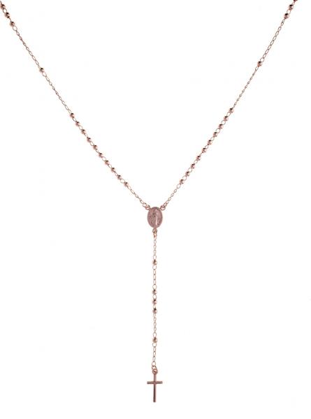 Collana rosario pendente Prega&Ama in argento925 Cod.61026